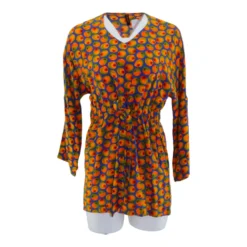 Blue Fruit Mini Dress