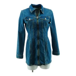 Zara Blue Solid Mini Dress