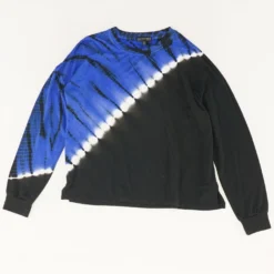 Pj Salvage Blue Tie Dye Pajama Top