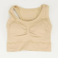 ADIDAS Tan Solid Sports Bra