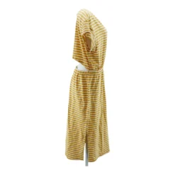 Old Navy Mustard Striped Maxi Dress -Swimwear Shore 90f8520a 34d1 415d a565 7115c7504e63