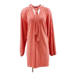 Zara Mauve Solid Midi Dress