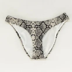 Aqua Black Snake Print Swim Bottom - Size S-XL