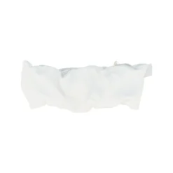 White Solid Swim Top