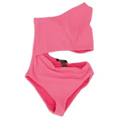 Pink Solid One-Piece