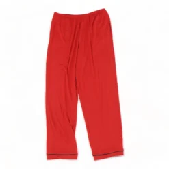 Red Solid Pajama Bottom