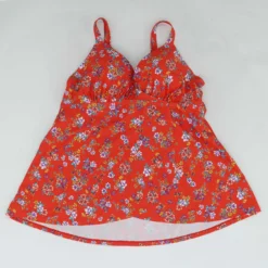 Pink Floral Swim Top