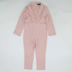 Pink Solid Jumpsuit