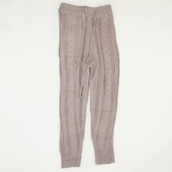 N/A Mauve Solid Pajama Bottom