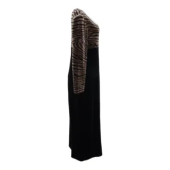 Joseph Ribkoff 2003 Zebra Print Long Sleeve Velvet Maxi Dress -Swimwear Shore aeeed555 8e71 413f 9cc5 ebfbbc20df84