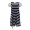 Navy Striped Mini Dress