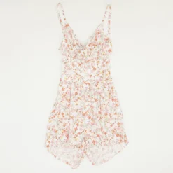 Aeropostale White Floral Romper
