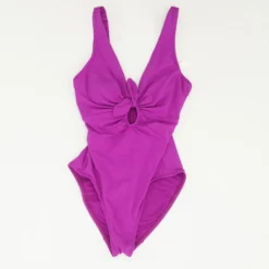 Purple Solid One-Piece