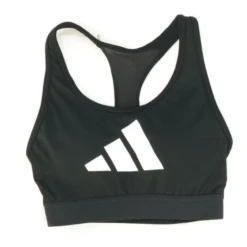 ADIDAS Don't Rest 3 Bar Bra In Black - Size XS, S, XL