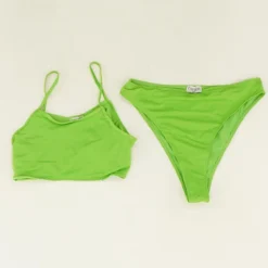Green Solid Two-Piece