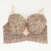 Tan Animal Print Bra
