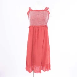 Red Chevron Midi Dress