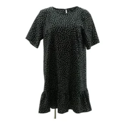 Black Polka Dot Mini Dress