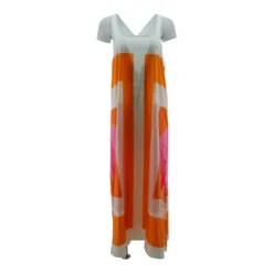 Multi Color Block Midi Dress