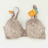 Brown Floral Bra