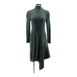 Gray Solid Maxi Dress