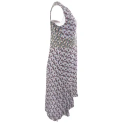 Marni Silk Sleeveless Floral Midi Dress In Blue -Swimwear Shore d299008e e1f9 4e8d 99d4 294b577cb827