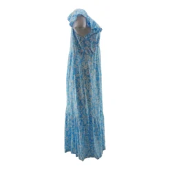 Blue Floral Maxi Dress -Swimwear Shore d43002cd 23d9 4e88 97e0 6e0b72f0092a