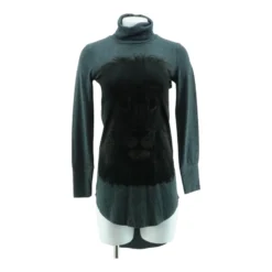 Gray Animal Midi Dress