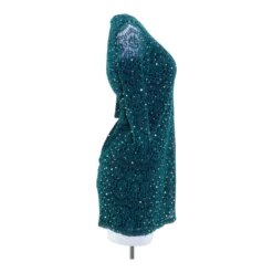 Green Embroidered Detail Formal Dress -Swimwear Shore dc172751 9d44 47fa ada8 c5174eda6655