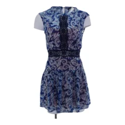 BCBGMAXAZRIA Navy Graphic Mini Dress