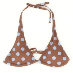 Aerie Brown Solid Swim Top