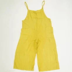 MADE IN ITALY Mustard Solid Jumpsuit