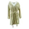 Beige Solid Robe