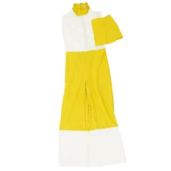 Yellow Color Block Jumpsuit