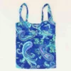 Blue Paisley Swim Top