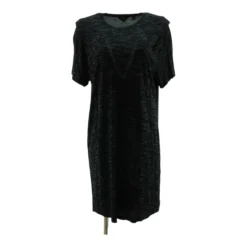 Ted Baker Black Striped Midi Dress