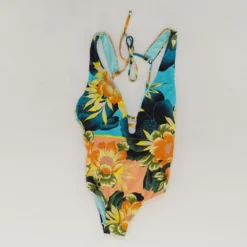 Lucky Brand Multi-Color Tropical One-Piece
