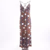 Brown Misc Maxi Dress