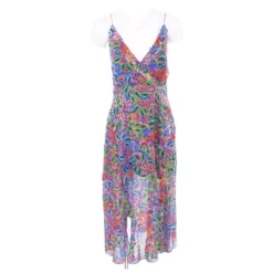 Ayla B Midi Dress In Tropical Begonia